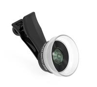 Veedzoens Obiettivo macro 10X per smartphone iPhone Android, compatibile con SmallRig NEEWER Phone Cage, con cappuccio diffusore staccabile, filettatura 17 mm universale clip per obiettivo del