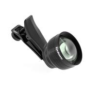 Veedzoens Teleobiettivo da 60 mm per smartphone iPhone e Android, compatibile con gabbia per telefono SmallRig NEEWER, con clip universale per obiettivo da 17 mm e borsa portatile nera