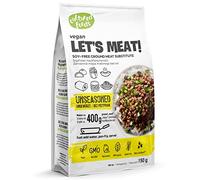 vEEGs, Sostitutivo Vegano della Carne Macinata, Ideale per la Preparazione di Polpette, Ragú, Burritos Vegetali, Equivale a 400 gr di Carne Macinata, Senza Soia, Confezione da 150 gr