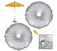 VEEKAY 2PCS Base per Ombrellone può Contenere 100 kg di Acqua,90cm,Base Ombrellone da Giardino,Adatto per Ombrelloni, Spiagge, Terrazzi