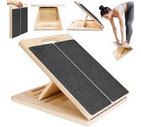VEEKAY Tavola d'equilibrio oscillante in Legno,Balance Board,Tavola di Bilanciamento,Trainer per la stabilità dell'equilibrio,per Sotto la Scrivania,Rullo Antiscivolo