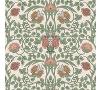 VEELIKE Carta da parati retrò floreale Peel and Stick Boho Art Nouveau carta da parati per camera da letto bagno accento pareti 45,7 x 305,7 cm rimovibile William Morris carta da parati preincollata
