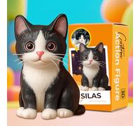 VEELU Action Figure Personalizzato, Personaggio Dei Cartoni Animati 3D Personalizzato Dalla Tua Foto, Bobble Heads, Decorazioni Casa Regali Personalizzati Anniversario Compleanno Natale per Lui Lei