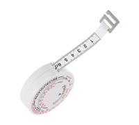 Veemoon 1.5m Nastro Di Misurazione Corpo Nastro Retrattile Misuratore Grasso Corporeo Plastica Fitness Salute Monitoraggio