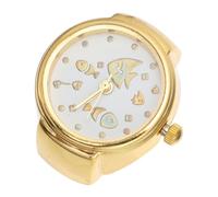 Veemoon 1 Pz Orologio Ad Anello Elettronico Orologio Ad Anello D'oro Orologio a Forma Di Anello L'orologio Suona Orologio Ad Anello D'epoca Piccolo Per Lega Di Zinco Golden