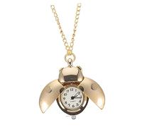 Veemoon 1 Pz orologio da tasca avvolgitore orologio da taschino con clip moschettoni batteria strenne natale watch orologio sospeso orologio da taschino dal design quarzo Silver