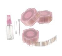 Veemoon 1 Set Adesivi per Doppie Palpebre con Design Pinzetta e Spray Facile Applicazione Impermeabili e Resistente Al per Occhi Monodimensionali Colore Casuale