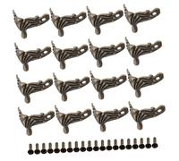 Veemoon 1 Set Angolo Decorazione Della Scatola Gambe Mobilia Gamba Protettore Del Piede Di Mobili Piedini Protettivi Per Mobili Lega Di Zinco 12 Pezzi