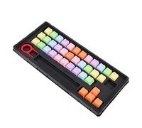 Veemoon 1 Set copritasto in pbt kit copritasti fai da te alimentazione della tastiera Keycaps della tastiera meccanica copritasti del computer decorazione della tastiera Arancia