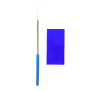 Veemoon 1 set di kit per test alla fiamma con vetro al cobalto e asta in filo di nichelcromo, set di attrezzature da laboratorio di chimica per l'identificazione di ioni metallici, forniture per