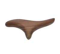 Veemoon 1 set di strumenti per massaggi in legno: bastoncino per massaggio ai piedi in legno per digitopressione e Gua Sha - massaggiatore ergonomico triangolare per i punti di agopuntura dei piedi
