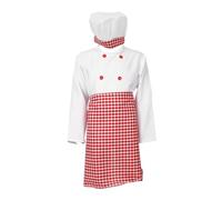 Veemoon 1 Set Di Vestiti Da Cosplay Per Piccoli Chef Per Per Grembiule Per Per Giocare A Fare Finta Per Travestirsi Per Costume Da Chef In Poliestere