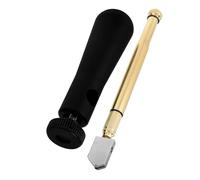 Veemoon 1 Set Glass Knife Assist Handing Maniglia del postbruciatore tagliabottiglie Strumento per Tagliare Il Cutter di a Mosaico tagliavetro Lama tagliavetro Metallo