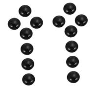 Veemoon 1 Set Perle Di Piatte Perle Di Per L'artigianato Vai Perline Di Scacchi Perla Di Gobang Perle Piatte Di Perle Di Sfuso Black Porcellana