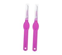 Veemoon 1 Set Settore Strumento di Scucitura Punti Strumento per Cucire Unpicker Levapunti Strumento di Rimozione della Discussione Ripper Multifunzionali Viola,Porpora Plastica 2 Pezzi