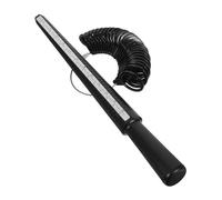 Veemoon 1 Set Strumento di misurazione dell'anello Kit di Misura dell'anello misuratore di Anelli per Le Dita misuratore della Misura dell'anello misuratore di Anelli da Uomo pp Nero