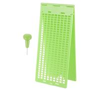 Veemoon 1 set Tavoletta Braille con Punteruolo Strumento Scrittura per Non Vedenti Design Pratico e Leggero per Esperienza Scrittura Ottimale