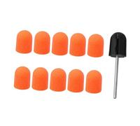 Veemoon 10 Pezzi Cappucci Leviganti per Unghie Colorati Resistente al per Macchine Manicure Elettriche e Ricaricabili Strumenti Manicure Professionali Per Principianti