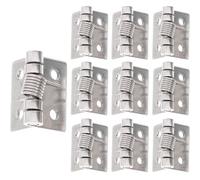 Veemoon 10 Pezzi Cerniera a Molla in Acciaio Inox 304 Resistente e Antiruggine Chiusura Automatica per Porte di Piccoli Armadi e Scatole Ritorno Automatico e Design Elegante