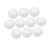 Veemoon 10 Pezzi Chiaro Piccolo Palla di Schiuma Artigianale Sfere Sfere Natale Palline polistirolo Palline Decorative Palline per Decorazioni polistirolo Palline