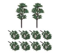 Veemoon 10 pezzi di mini alberi finti in miniatura, modello di alberi artificiali per scenari ferroviari, piante finte da 2,3 pollici per paesaggi, villaggi natalizi, architettura, artigianato fai da