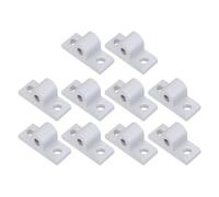 Veemoon 10 Pezzi Staffa Angolare in Alluminio Estruso per Strutture Industriali, Resistente, Adatta per Viti M6, per Progetti di Attrezzature Industriali