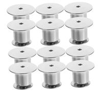 Veemoon 10 Pz Pin in Metallo - Sicurezza Per Spille e Badge - Blocco Pin Chiusura Per Cappelli Libri e Borse Nichel