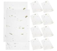 Veemoon 10 set Carta da Lettere Retro per Scrivere Carta per Calligrafia e Disegno Stile Classico Elegante per Lettere Poesie e Annunci Vintage