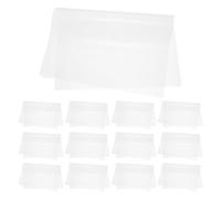 Veemoon 100 Fogli custodia di laminazione pellicola di laminazione in plastica trasparente pellicola di termica per foto custodia in plastica per pvc Transparent