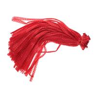 Veemoon 100 Pezzi Sacchetto Rete Portatile per Frutta e Verdura Rosso 35cm | Rete Visibile, Struttura Leggera, per Patate e Banane, Organizzazione Cucina e Dispensa Domestica
