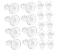 Veemoon 100pezzi Cuscinetti Antiscivolo Trasparenti Per Fermaporta Auto Piedini in Vetro Protezioni Morbide Per Tavoli Da Giardino Cuscinetti Per Mobili Stelo Morbido Anticollisione Per Pi