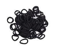 Veemoon 100pezzi Elastici Per Capelli Da Donna Fasce Per Capelli Senza Cuciture Laccio Per Elastico Fermacoda Di Cavallo Nero Di Lacci Per