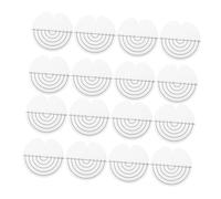Veemoon 100pezzi Strumenti Per Extension Per Con Distanziatore e Protezioni Di Accessori Per Styling Fai Da Te e Salone Design Circolare Con Scala Per Precisione Resistente Al Calore