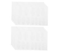 Veemoon 10fogli Pellicola in Silicone per Unghie Estese per Estensione Manicure senza Tracce Accessorio per French Manicure di Pellicola in Silicone per Unghie