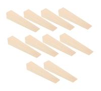 Veemoon 10pezzi Fermaporta per Interni in Blocchi Fermaporta Triangolari Triangolari Fermaporta Allarme per Porte Pesanti da Pavimento Spessori Cunei per Porte in Massello