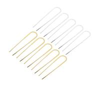 Veemoon 10pezzi Goffroni Per Capelli Design Vintage Forma Di u Forcine Per Capelli Corte Ed Eleganti Pratiche e Resistenti Alla Adatte Per Tutti i Tipi Di e Ogni Occasione