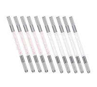 Veemoon 10pezzi Matite Per Sopracciglia Microblading Doppia Punta Penne Tatuaggio Sopracciglia Versatili Trucco Naturale e Preciso Adatte Principianti e Professionisti Compatte e Leggere