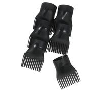 Veemoon 10pezzi Pettine Per Asciugacapelli Accessorio in Plastica Resistente Al Calore Diffusore Aria Concentrata Per Capelli Compatibile Con Vari Modelli Per Asciugatura Rapida e Volume u