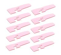 Veemoon 10pezzi Piastra per Piedino Premistoffa per Macchina Overlock Cuscinetto Inferiore Resistente all Usura per Cuciture Senza Cuciture Accessorio per Macchina e Cuci in Plastica