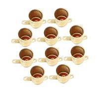 Veemoon 10pezzi Portalampada Vintage in Basi Per Lampade Portalampada Filettato