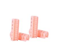 Veemoon 12 Pezzi Bigodini per Chioma in Plastica Rosa, Facili da Usare e Portatili, per Styling Chioma Mossi e Uso Fai da Te, Accessori per Acconciature da Salone e Uso Colore Casuale