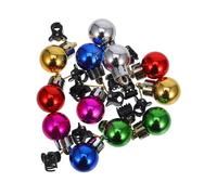 Veemoon 12 Pezzi Clip per Natalizie con Palline Colorate Decorazioni per Baffi e con Fermagli Sicuri Addobbi Festivi e Cosplay Natale Colore Casuale