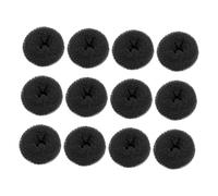 Veemoon 12 Pezzi Hair Donut Bun Maker per Capelli Spessi Small Female Hair Bun Shaper per Chignon Eleganti Strumenti Compatti e Portatili per Acconciature Resistenti e Sicure