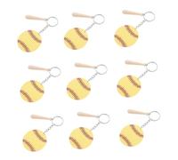 Veemoon 12 Set Portachiavi Mini Baseball Acrilico da Diy Portachiavi Creativi per Accessori Regali per Sportivi e Feste Resistente e Versatile Idea per Appassionati Baseball