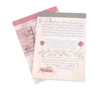 Veemoon 120fogli Carta per Appunti Design retrò Carta Decorative da Cancelleria Materiale per Diari e Creazioni Fai da Te