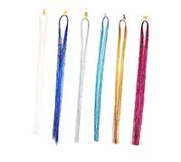 Veemoon 12pezzi Filastrocche Colorate Per Capelli Da Donna Filastrocche Per Capelli Da Ragazza Decorazioni Per Intrecci e Accessori Per