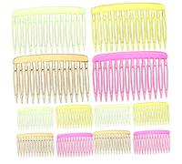 Veemoon 12pezzi Pettini Laterali Colorati in Plastica Per Capelli Fermagli Vintage Piccoli Da Donna Inserti Per Acconciature Quotidiane Colori Mistì Accessorio Elegante Per Ragazze