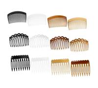 Veemoon 12pezzi Pettini Laterali Vintage Per Capelli Pettini Per Chignon Da Sposa in Plastica Leggera Fermagli Per Torsione Per Styling Quotidiano e Trasporto Semplice