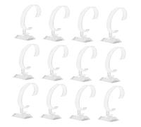 Veemoon 12pezzi Porta Orologi Trasparenti Forma Di c Espositori Per Orologi in Plastica Da Uomo Donna Su Banconi o Vetrine