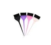 Veemoon 12pezzi Spazzola Per Tinture Capelli Professionale Per Applicazione Tintura Pennelli Parrucchiere Durevoli Manico Liscio Per Uso in Salone e Casa Colori Casuali